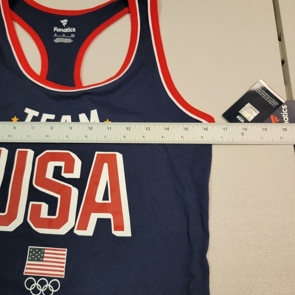 Fanatics Team USA Navy Women's Tank Top Size S - Picture 5 of 7